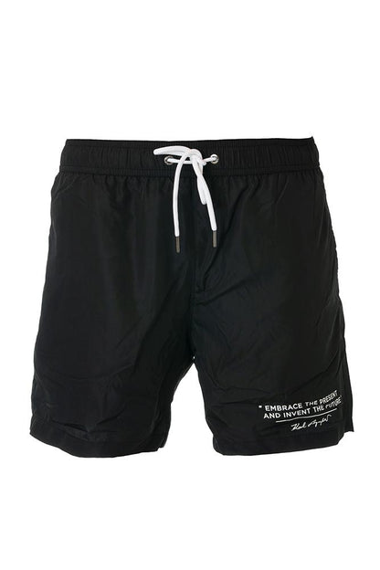 BOXER Uomo KARL LAGERFELD con elastico  LUNGO Nero