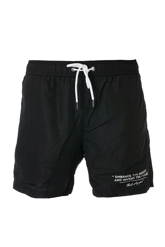 BOXER Uomo KARL LAGERFELD con elastico  LUNGO Nero
