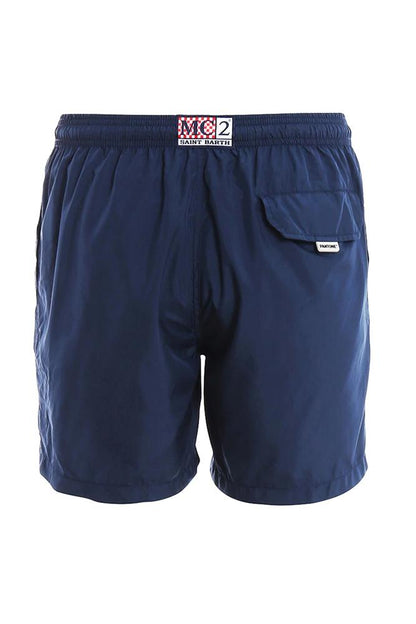 BOXER Uomo MC2 SAINT BARTH con elastico  CORTO Blu
