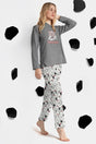 PIGIAMA DONNA GRIGIO DISNEY 63666 DALMATIANS DISNEY 
