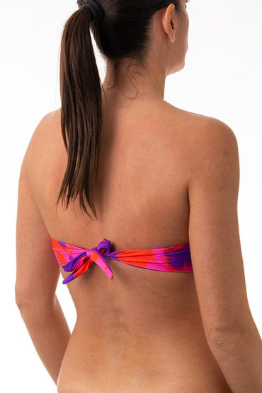 MIX REGGISENO FASCIA DONNA  VIOLA/ARANCIO/ROSA CARAMELLA CIPRO BE BEACH 