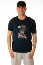 MAGLIA T-SHIRT UOMO  BLU BM249 BLU BEAR SURFBOARDS 