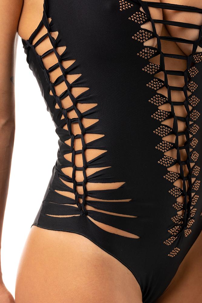 INTERO  SENZA IMBOTTITURA DONNA  NERO PF018I 034 PIN UP 