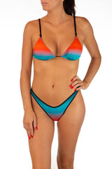 BIKINI TRIANGOLO DONNA  AZZURRO FK25-1100 X48 FXXK 