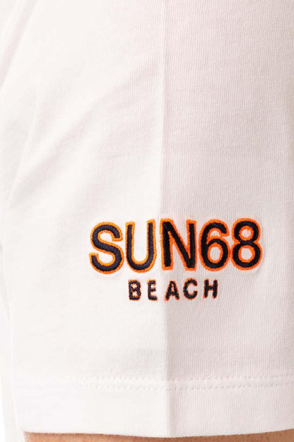 MAGLIA T-SHIRT UOMO  BIANCO T34140 31BIANCO SUN 68 