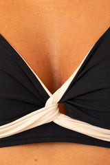 BIKINI FUNZIONALE DONNA  NERO/BEIGE R1036P 0237 RAGGIANTI 