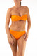 BIKINI Donna ROIDAL FASCIA Coppa C slip coprente Arancio