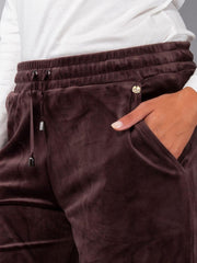 PANTALONE DONNA MARRONE CI61 DARK COFFE VERDISSIMA 