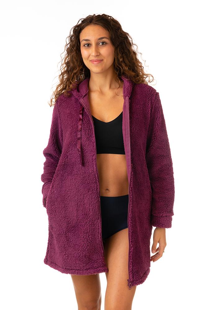 VESTAGLIA DONNA LU70 BORDEAUX VERDISSIMA 