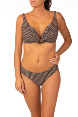 BIKINI FERRETTO COPPA F MARRONE P176 13 BERNE' MABEL 