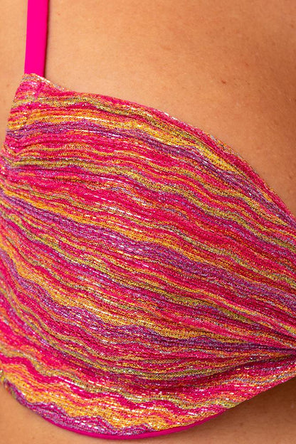 BIKINI Donna TENERA CARLOTTA FERRETTO Coppa C slip regolare Fucsia