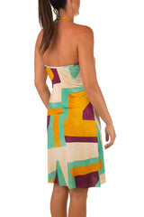 ABITO DONNA  CELESTE 7257V 01 CELESTE SHINE 