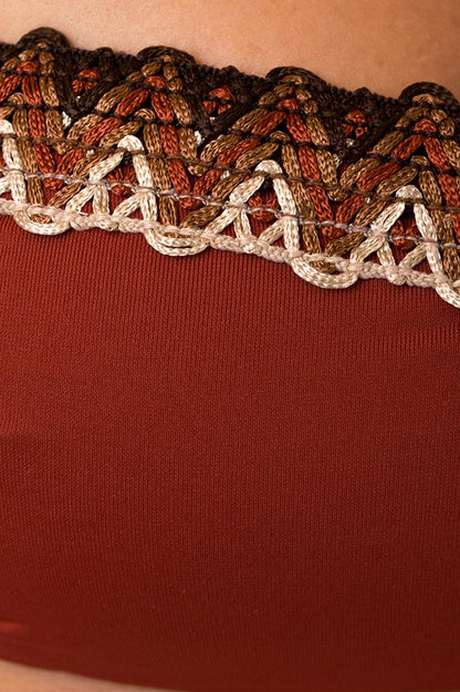 BIKINI Donna GENIUS FASCIA  slip con fiocchi Terra