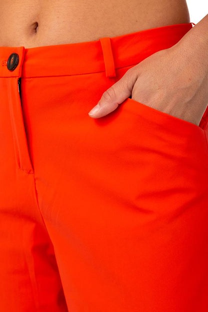 PANTALONE Donna RRD   LUNGO Arancio