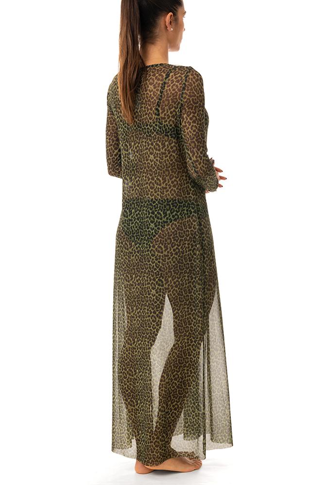 ABITO DONNA  VERDE DM6022 MACUVERDE MATINEE 