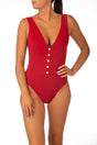 INTERO  SENZA IMBOTTITURA DONNA  ROSSO GIGLIE ROSSO PAIN DE SUCRE 