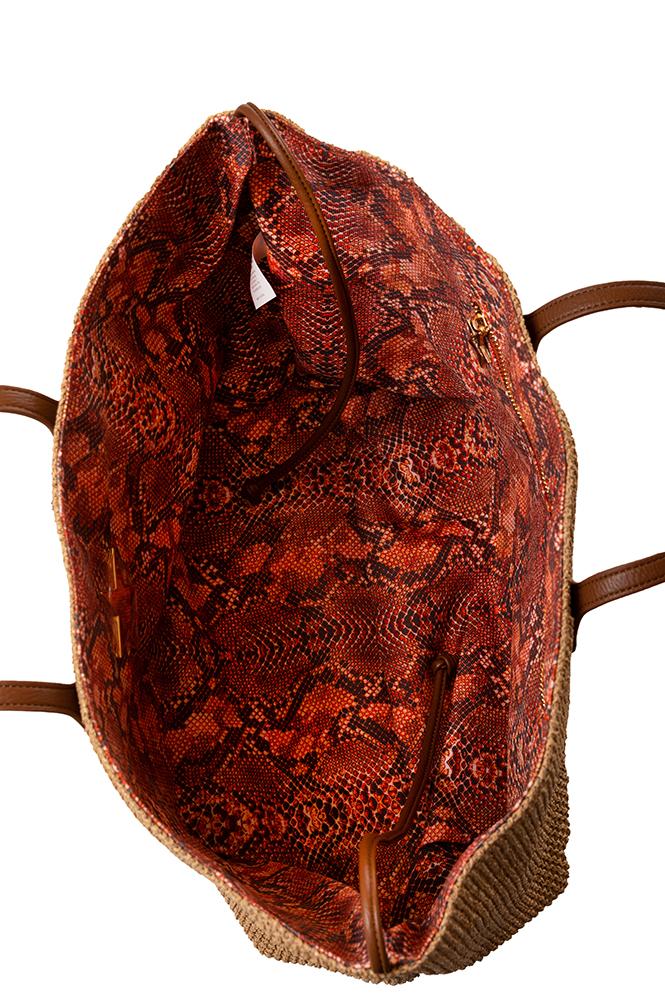 BORSA UNISEX  NATURALE PF307XB 012 PIN UP 