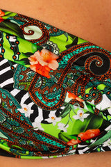 BIKINI COPPA DONNA  VERDE ERMIONE JUNGLECAHIMIRE OLYMARE 