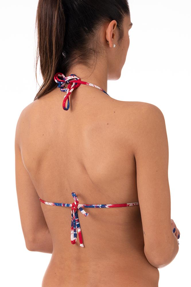 MIX REGGISENO TRIANGOLO DONNA  ROSSO/BLU/AVORIO EMILYFAN CILE BE BEACH 