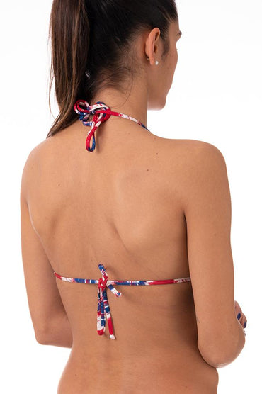 MIX REGGISENO TRIANGOLO DONNA  ROSSO/BLU/AVORIO EMILYFAN CILE BE BEACH 