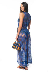 KAFTANO DONNA  BLU AQ55025 OCEAN Acquadicocco 
