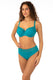 BIKINI Donna LISE CHARMEL FERRETTO Coppa E slip Alto Turchese
