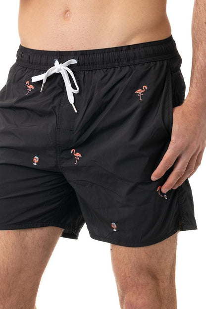 BOXER MOLLA UOMO  NERO H34129 BLACK11 SUN 68 