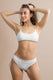 BIKINI Donna RAGGIANTI BRASSIERE  slip regolare Bianco
