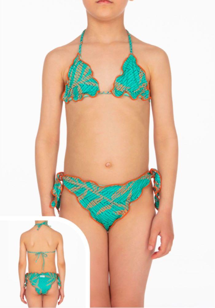 BIKINI TRIANGOLO BAMBINA  ARANCIO MJ24.1503 X1 ME FUI 