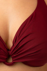 BIKINI FERRETTO DONNA  BORDEAUX D176-21 85 BERNE' MABEL 