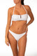 BIKINI Donna DNUD FASCIA  slip regolare Bianco