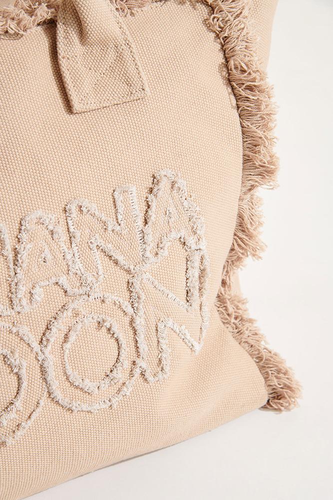BORSA DONNA  ECRU CARMANI ECRU BANANA MOON 