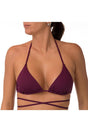 MIX REGGISENO Donna BE BEACH TRIANGOLO   Prugna