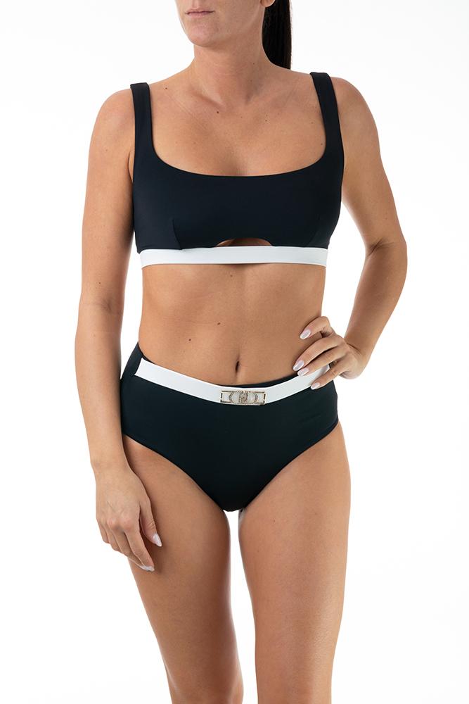 BIKINI TRIANGOLO COPPA C NERO