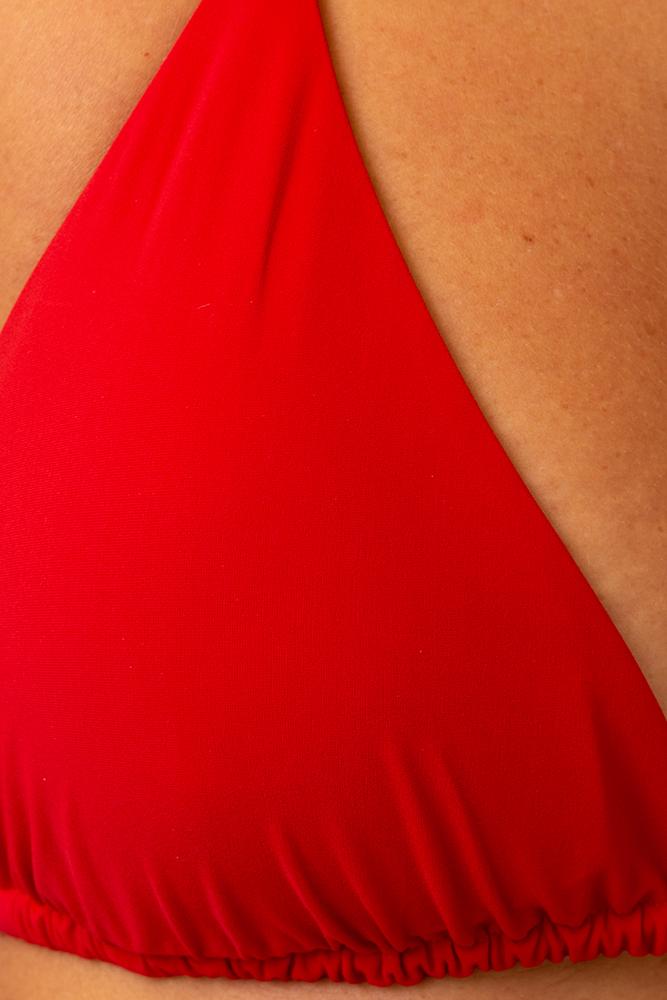 BIKINI TRIANGOLO DONNA  ROSSO