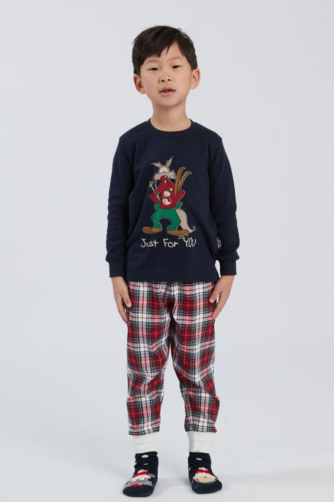 PIGIAMA Bambino HAPPY PEOPLE    Blu