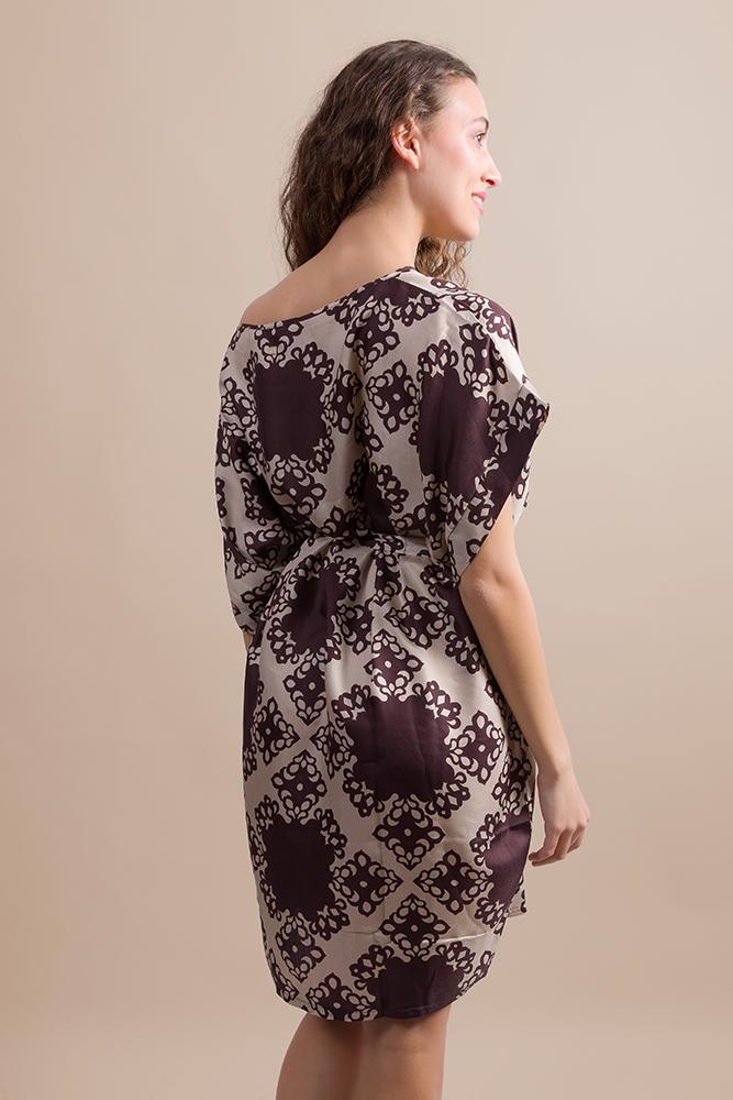 20 seta , 80 viscosa AB6468 MARRONE LUISA MARIA LUGLI 