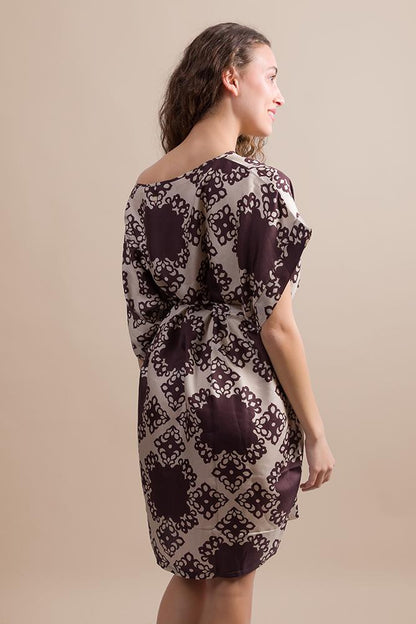 20 seta , 80 viscosa AB6468 MARRONE LUISA MARIA LUGLI 