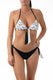 BIKINI Donna LIU JO TRIANGOLO  slip con fiocchi Bianco
