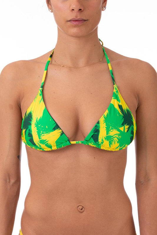 MIX REGGISENO TRIANGOLO DONNA  VERDE/GIALLO EMILYFAN BRASILE BE BEACH 
