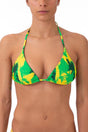 MIX REGGISENO TRIANGOLO DONNA  VERDE/GIALLO EMILYFAN BRASILE BE BEACH 