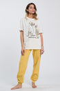 MAGLIA BIANCA DONNA 6711 LUPO HAPPY PEOPLE 