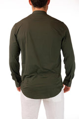 MAGLIA CAMICIA UOMO  VERDE 24250 20 RRD 