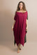 KAFTANO Donna BE BEACH   LUNGO Bordeaux/militare
