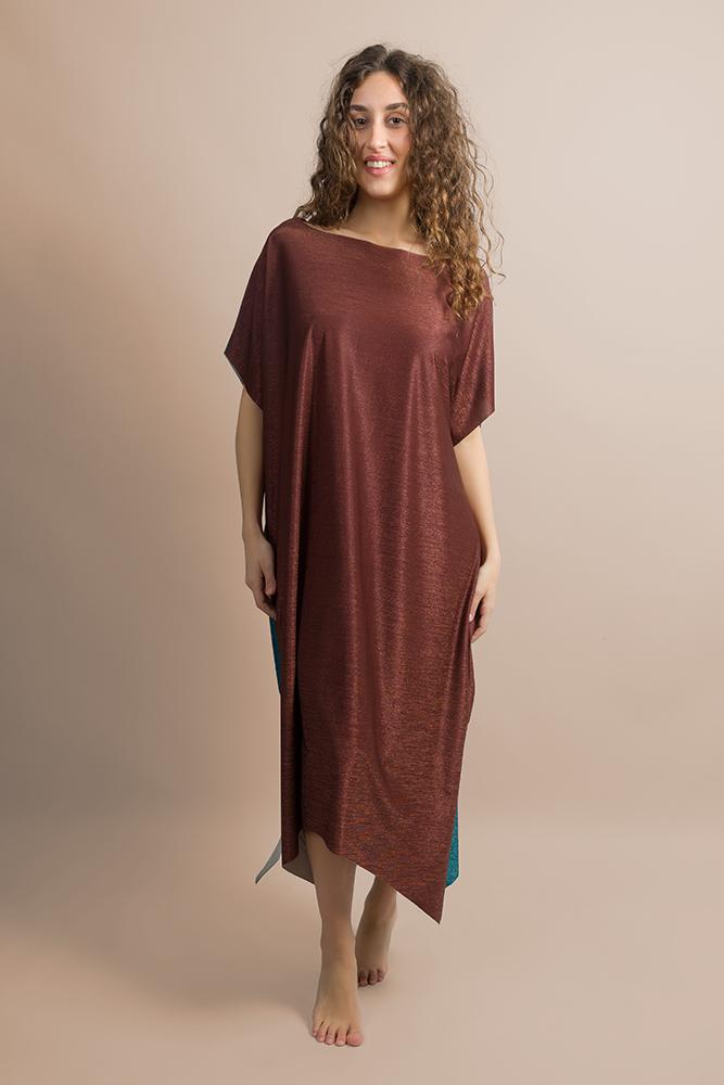  BICOLOR MARRONE OTTANIO LUREX BE BEACH 