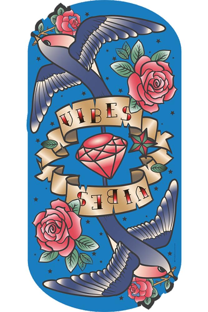 TELO MARE UNISEX VIBES MICROFIBRA   Azzurro