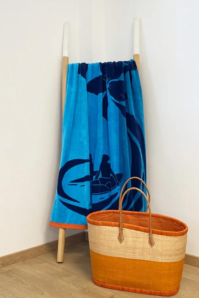 TELO MARE SPUGNA UNISEX  TURCHESE FLORIDA COOLSURF COMPTOIR DE LA PLAGE 