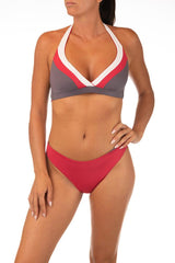 BIKINI FUNZIONALE DONNA  ROSSO A2503 Q 5CHACHEMIRERUBINO LUISA MARIA LUGLI 