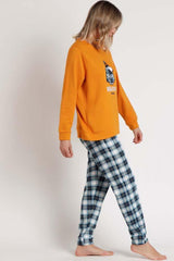 PIGIAMA AUTUNNO/INVERNO DONNA  GIALLO