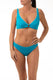 BIKINI Donna LUISA MARIA LUGLI FERRETTO Coppa C slip regolare Azzurro